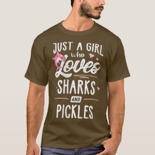 Camiseta As Mulheres Só Adoram Tubarões E Picles Gi