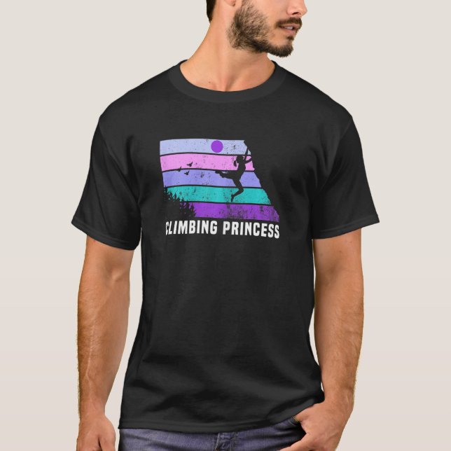 Camiseta As Mulheres Subem Como Uma Rapariga Retro Sunset R (Frente)