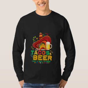 Camiseta As mulheres Tacos Bebem Por isso estou aqui Cinco
