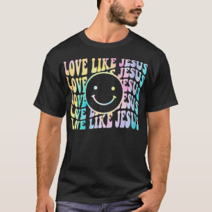 Camiseta As Mulheres Tie Dye Amor Como Jesus Cristo Relógio