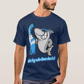 Camiseta As Mulheres Tubarões Dizem Meninos Apenas Um Menin