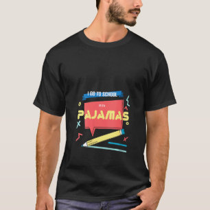 Camiseta As Mulheres Vão Para A Escola Em Meu Jogo De Pijam