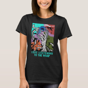 Camiseta As Múmias Adoram Ouvir O Véu Egípcio