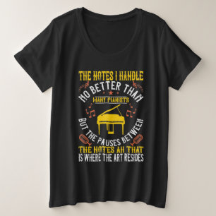 Camiseta As Notas Que Mantenho Não Melhor Do Que Muitos Pia