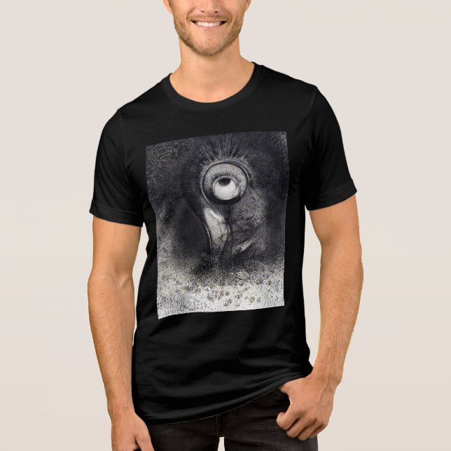 Camiseta As Origens desenho de Odilon Redon (Frente)