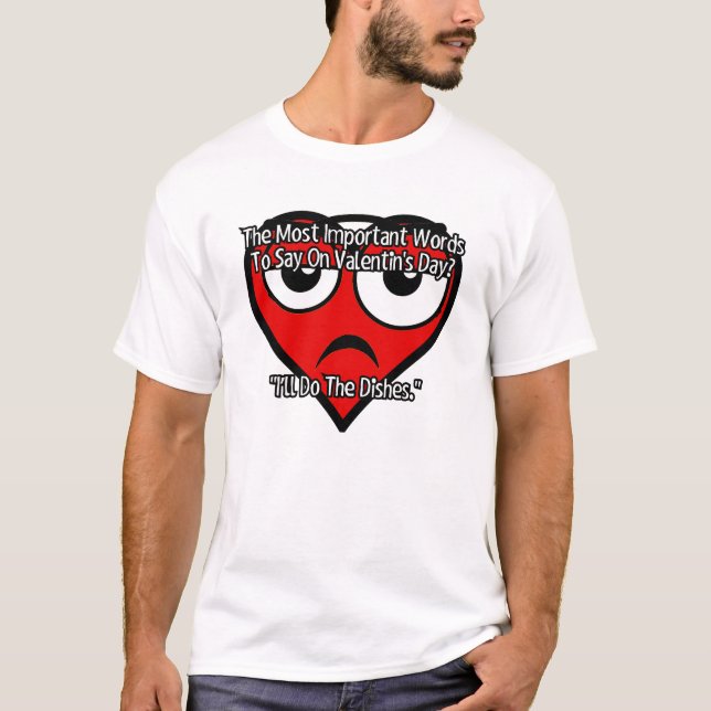 Camiseta As palavras mais importantes a dizer sobre o Dia d (Frente)