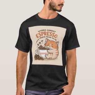 Camiseta As palavras não podem expressar o quanto você sign