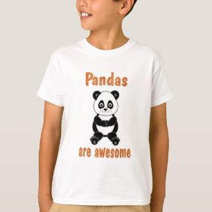 Camiseta As pandas são impressionantes