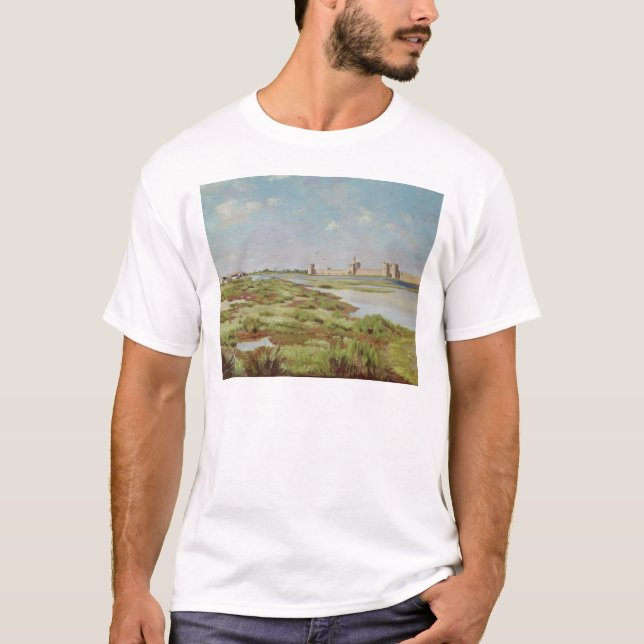 Camiseta As paredes da cidade de Aigues-Mortes, 1867 (Frente)