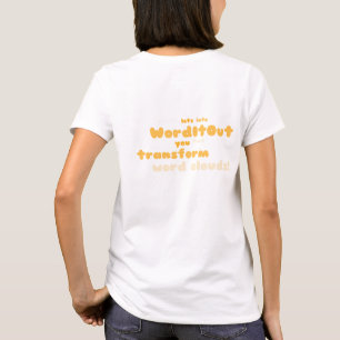Camiseta As partes superiores das mulheres: disposição