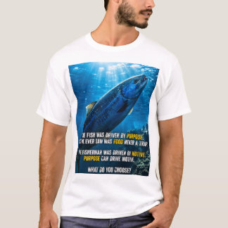 Camiseta As Peixes e as Citações Filosóficas do Pescador