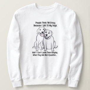 Camiseta As Pessoas do Cachorro de Algodão feminino pensam 