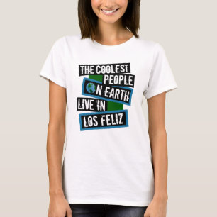 Camiseta As Pessoas Mais Descoladas da Terra Moram em Los F