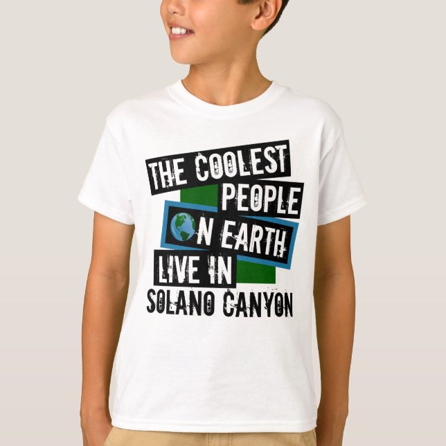 Camiseta As Pessoas mais frias da Terra vivem em Solano Can (Frente)