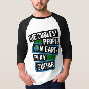Camiseta As Pessoas Mais Incríveis da Terra Tocam Guitarra