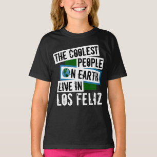 Camiseta As Pessoas mais legais da Terra vivem em Los Feliz