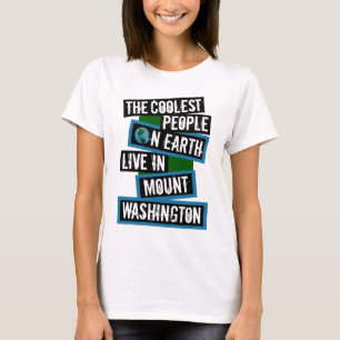 Camiseta As Pessoas Mais Legais da Terra Vivem em Mt. Washi
