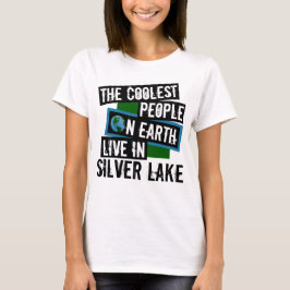 Camiseta As Pessoas mais legais da Terra vivem em Silver La