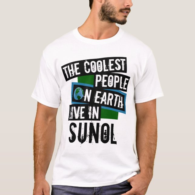 Camiseta As Pessoas mais legais da Terra vivem em Sunol (Frente)
