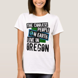 Camiseta As Pessoas mais legais do planeta moram em Oregon