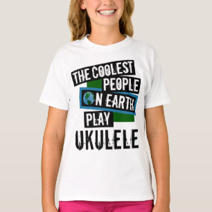 Camiseta As Pessoas mais legais do planeta Tocam Ukulele