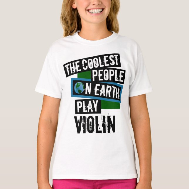 Camiseta As Pessoas mais legais do planeta Tocam Violino (Frente)