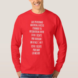 CAMISETA AS PESSOAS MORREM ÀS VEZES QUANDO JÁ NÃO QUEREM V