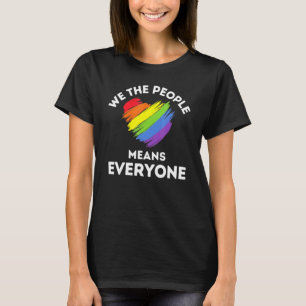 Camiseta As Pessoas Significam Que Todos Usa Lgbt Lgbtq Rai