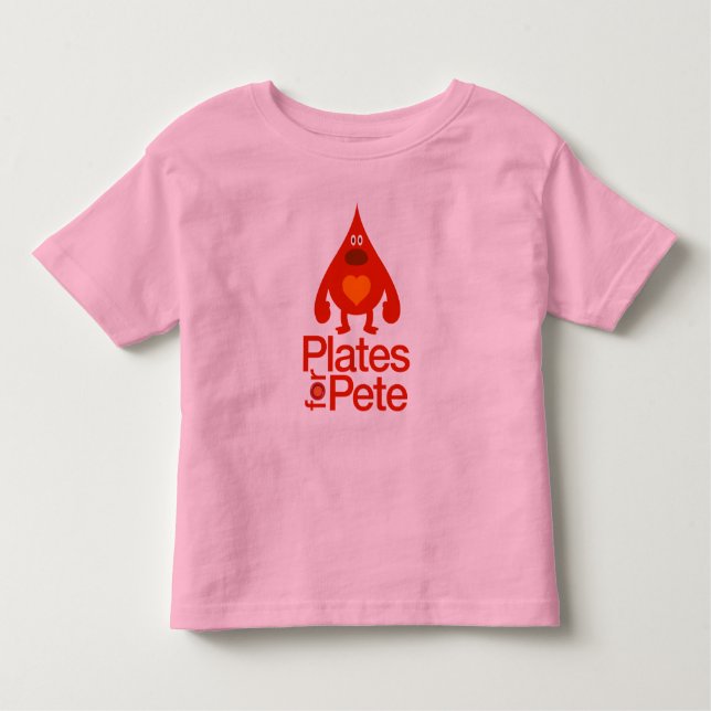 Camiseta As placas dos miúdos para Pete (Frente)