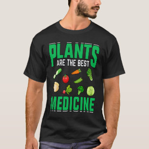 Camiseta As plantas são a melhor medicina Vegano Vegano Di