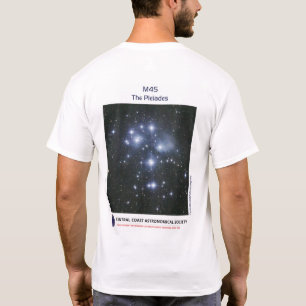 Camiseta As Pleiades de Lee Coombs Front and Back Tee