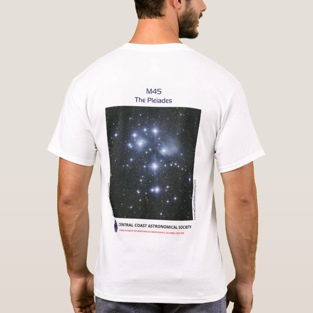Camiseta As Pleiades de Lee Coombs Front and Back Tee (Verso)