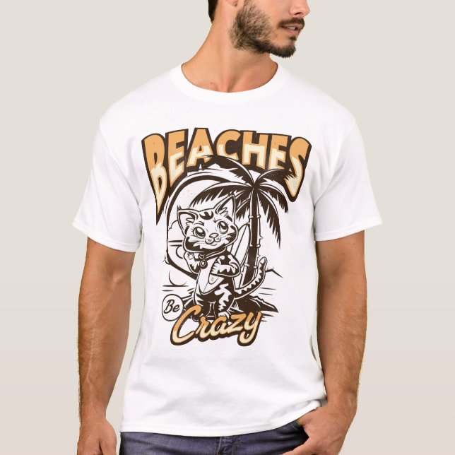 Camiseta As Praias São Loucas (Frente)