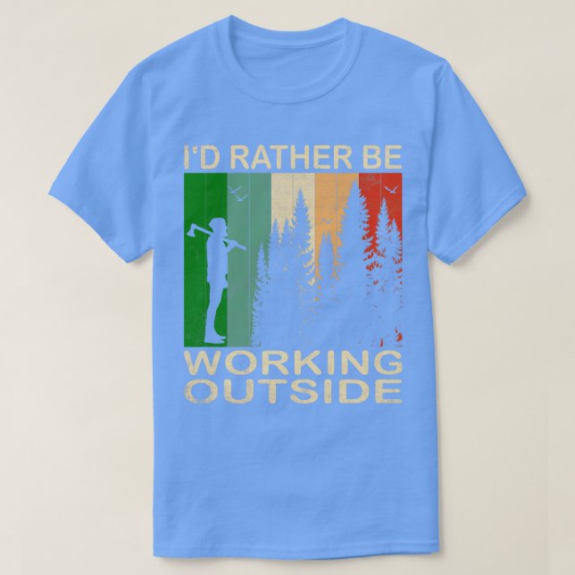 Camiseta As Preferencialmentes de ID estão funcionando fora (Frente do Design)