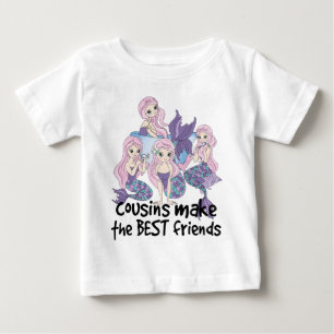 Camiseta as primas das sereias são as melhores amigas