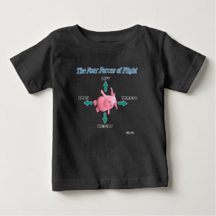 Camiseta AS QUATRO FORÇAS DE VOO DE Sandra Boynton
