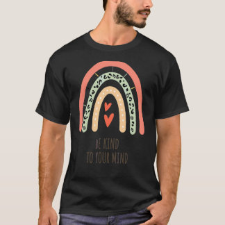 Camiseta As Questões De Sensibilização Para A Saúde Mental 