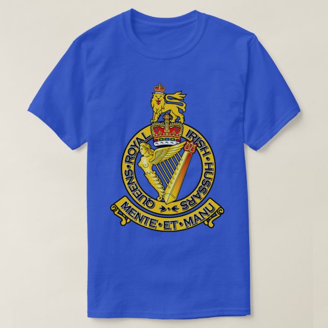 CAMISETA AS RAINHAS ROYAL IRISH HUSSARS (Frente do Design)