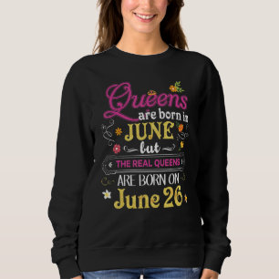 Camiseta As Rainhas São Nasceres Em Junho, Mas O Real Em 26