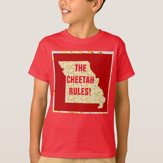 CAMISETA AS REGRAS DO CHEETAR! (Frente)