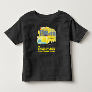 Camiseta As rodas no ônibus vão circularmente