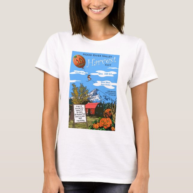 Camiseta As senhoras cabidas Tee no limão (Frente)
