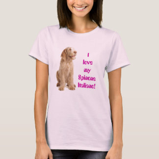 Camiseta as senhoras couberam o T - amor de I meu Spinone