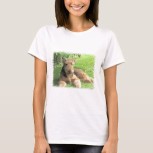 Camiseta As senhoras de Airedale Terrier couberam T-S'hirt