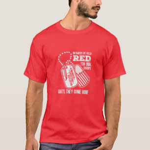 Camiseta Às sextas-feiras, Vestimos o Red American Flag Cha