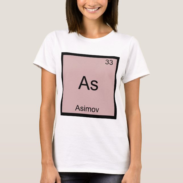 Camiseta As - Símbolo de Elemento de Química Diver (Frente)