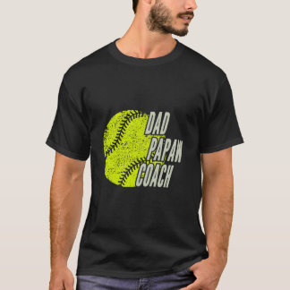 Camiseta As Softball Dad Papaw Coach