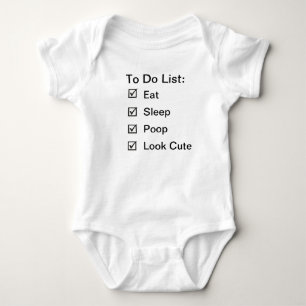 Camiseta As tarefas do bebê