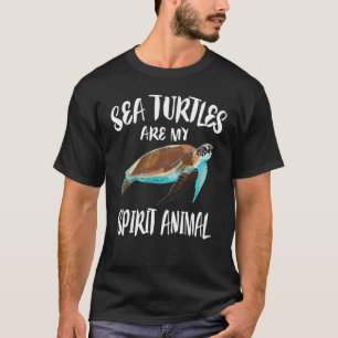 Camiseta As Tartarugas Do Mar São O Meu Espírito De Camis