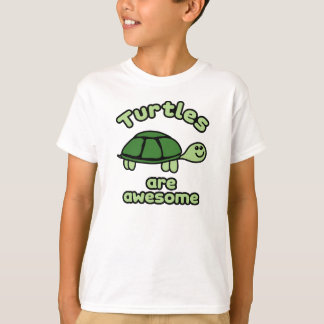 Camiseta As tartarugas são incríveis